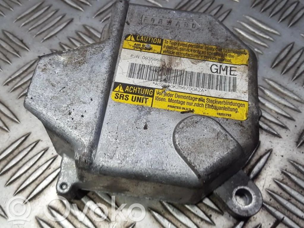 Centralina/modulo airbag   16251793,09359680,09359680,16251793