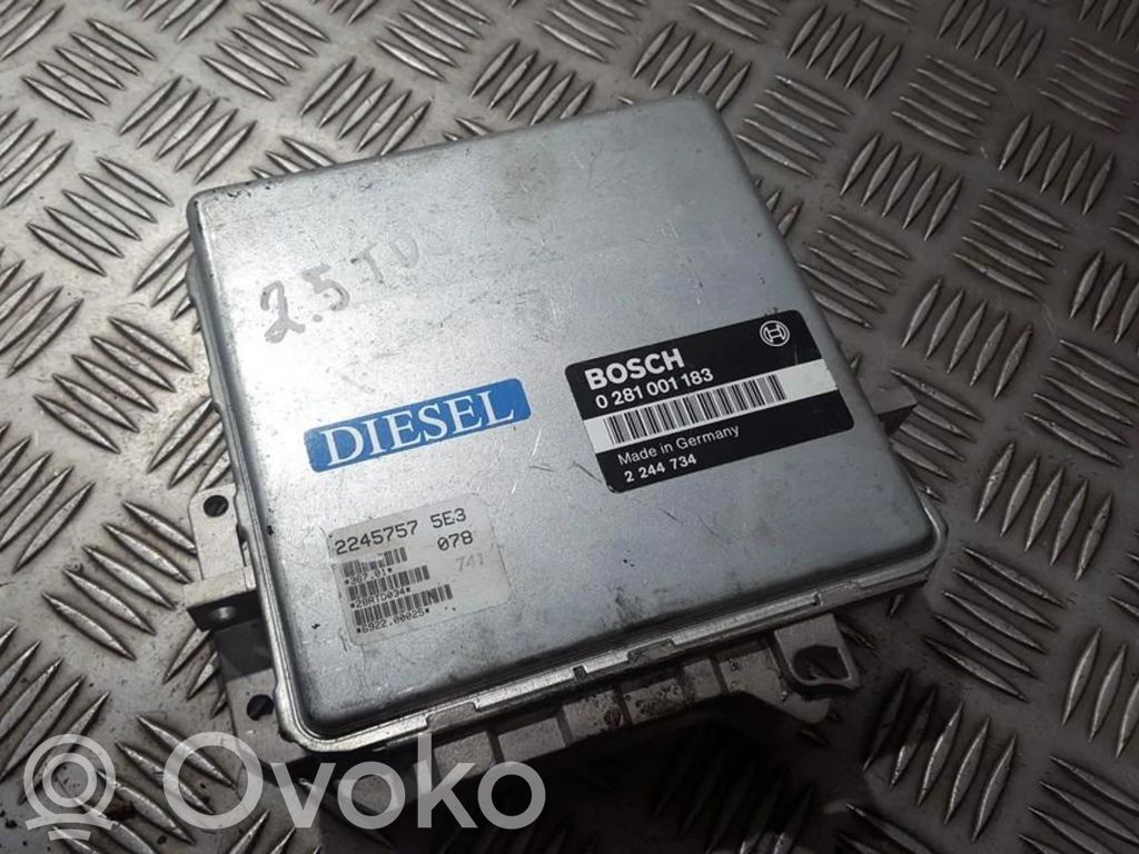 Engine control unit/module   0281001183,2244734,0281001183,2244734