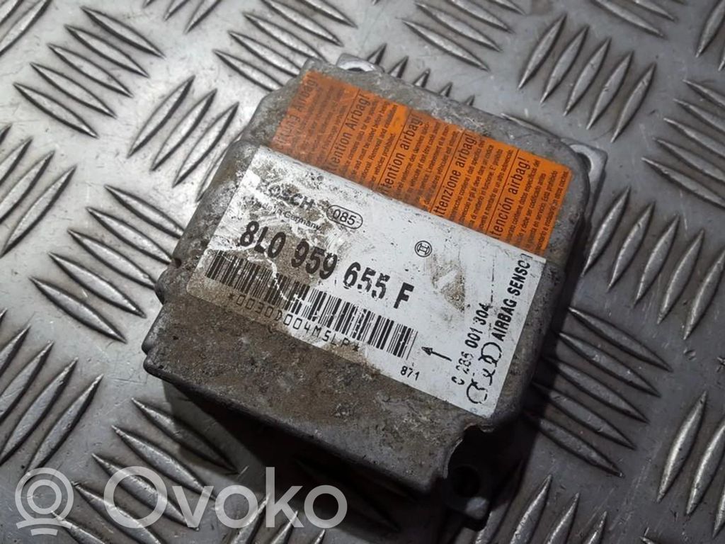 Module de contrôle airbag   8L0959655F,0285001304,0285001304,8L0959655F