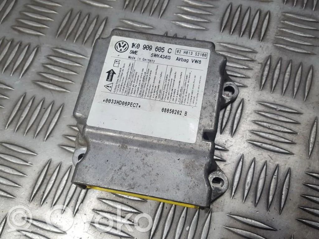 Centralina/modulo airbag   1K0909605C,5WK43413,1K0909605C,5WK43413