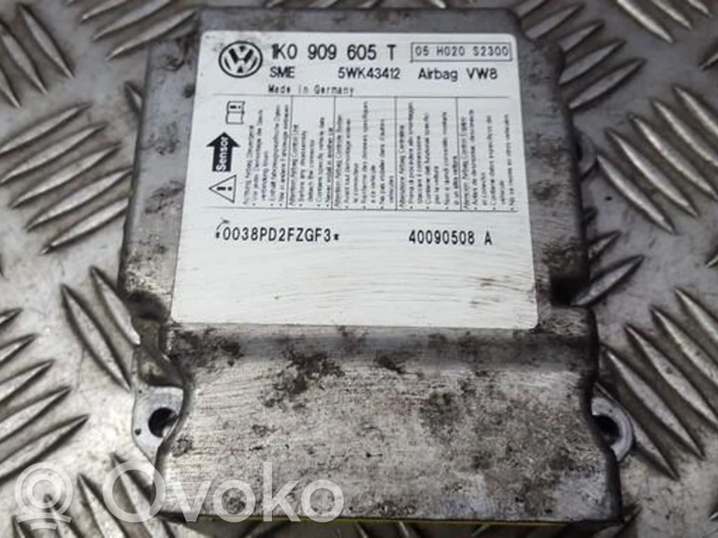 Skoda Octavia Mk2 (1Z) Centralina/modulo airbag