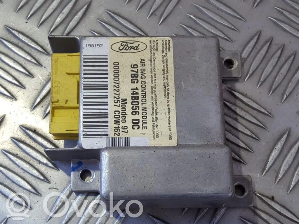 Sterownik / Moduł Airbag   97BG14B056DC,000007227257,000007227257,97BG14B056DC