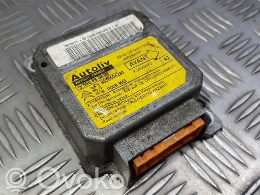 Centralina/modulo airbag   9638604280,550897200,550897200,9638604280