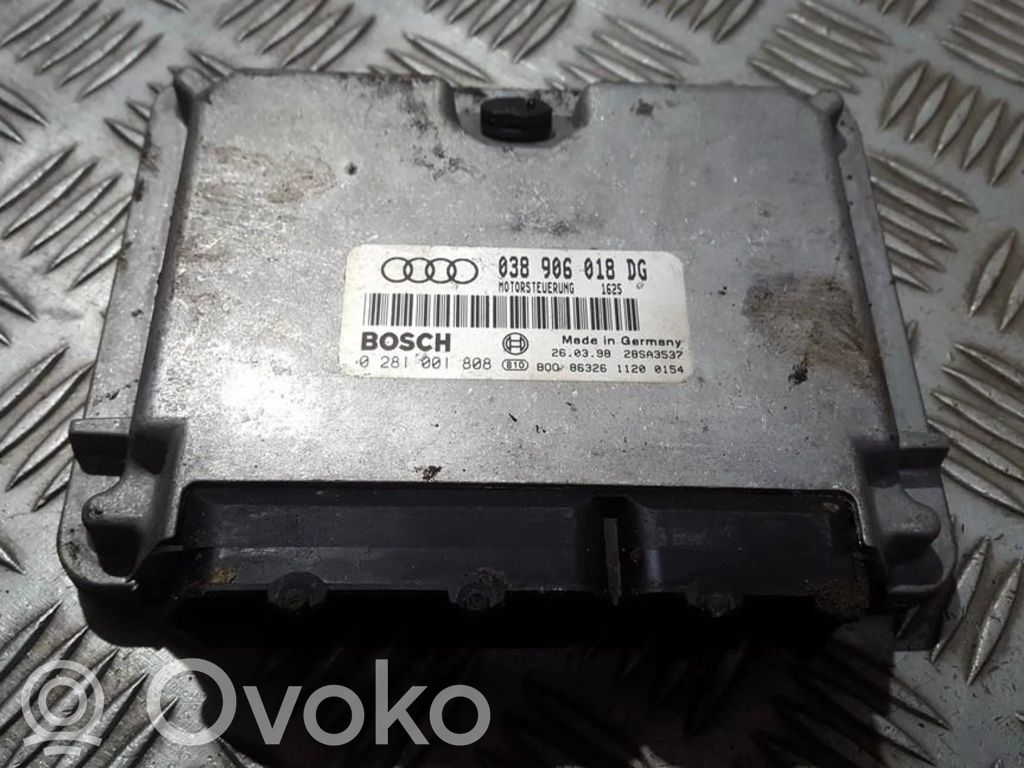 Sterownik / Moduł ECU   038906018DG,028100180828SA3537,0281001808,038906018DG,28SA3537