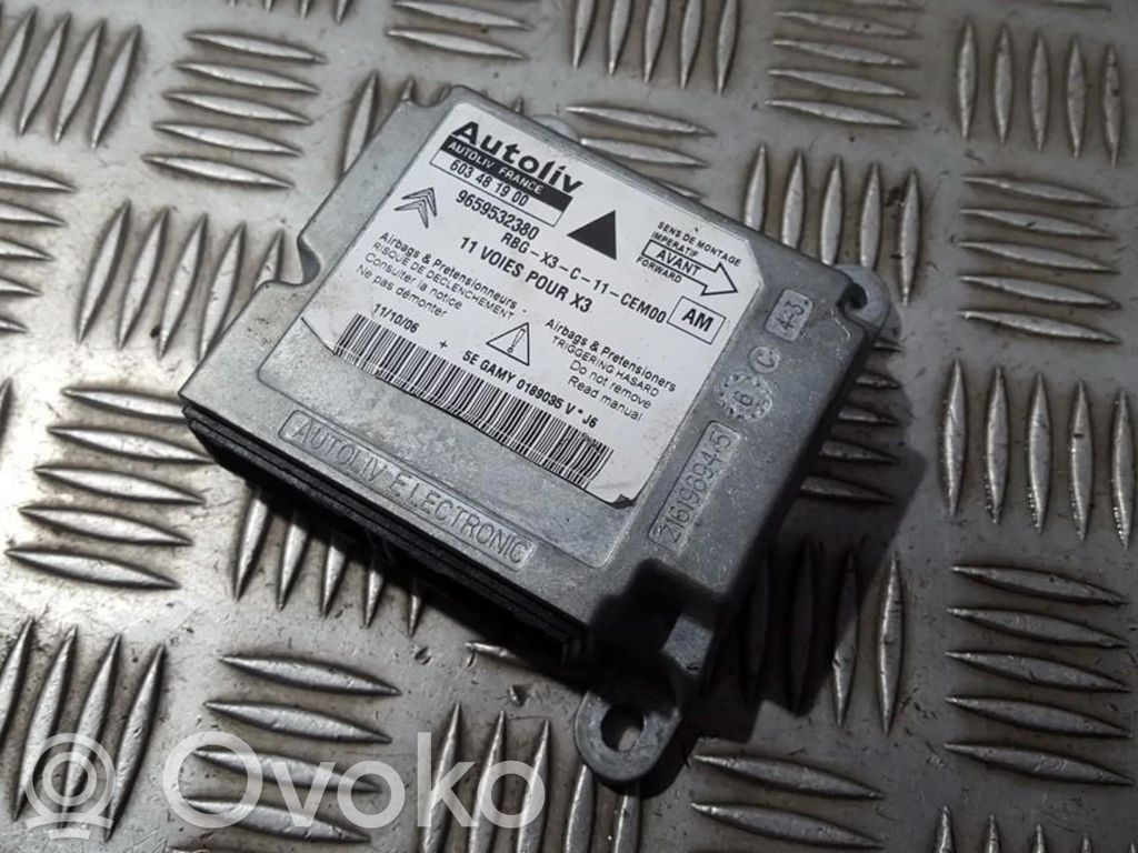 Airbag control unit/module   9659532380,603481900,603481900,9659532380