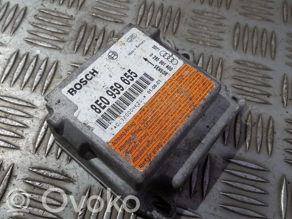 Unitate/modul de comandă airbaguri   8E0959655,0285001400,0285001400,8E0959655