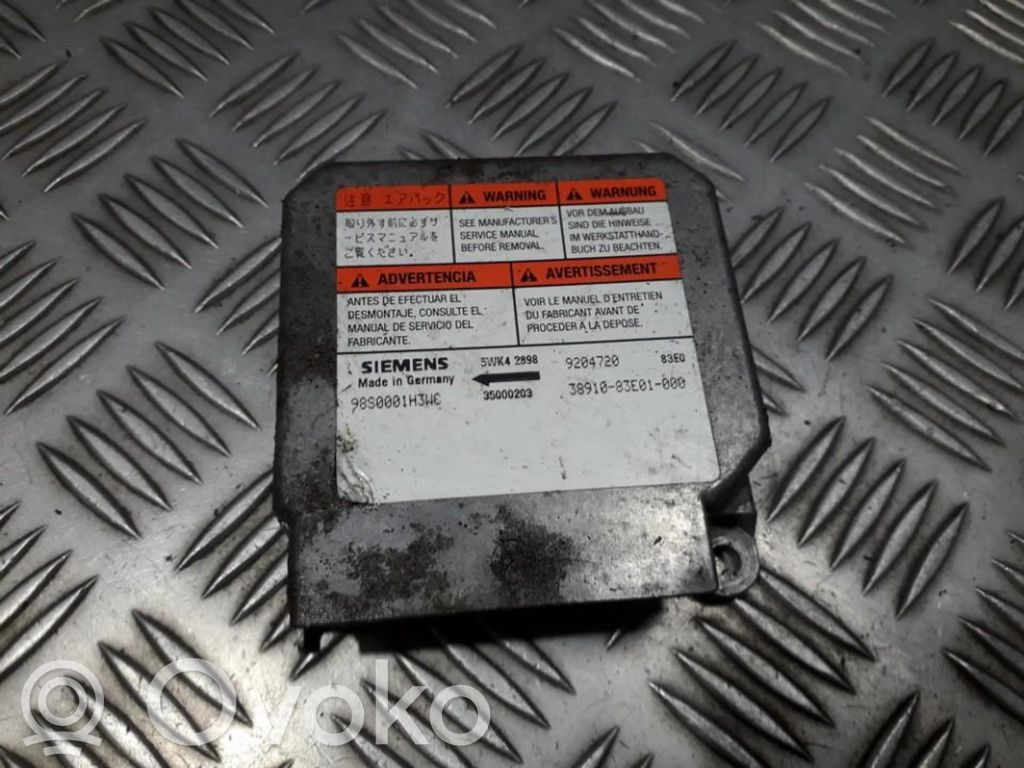 Opel Agila A Unitate/modul de comandă airbaguri 