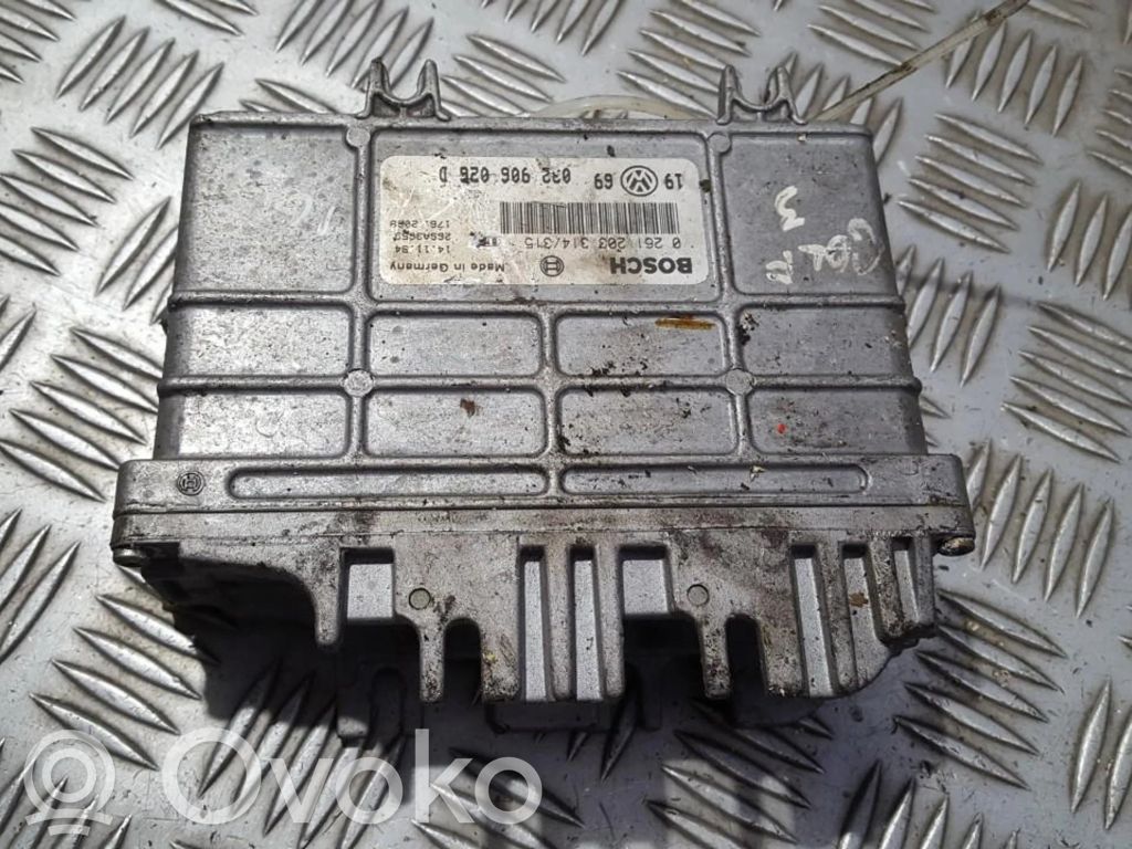 Unidad de control/módulo del motor   032906026D,0261203314,0261203314,032906026D