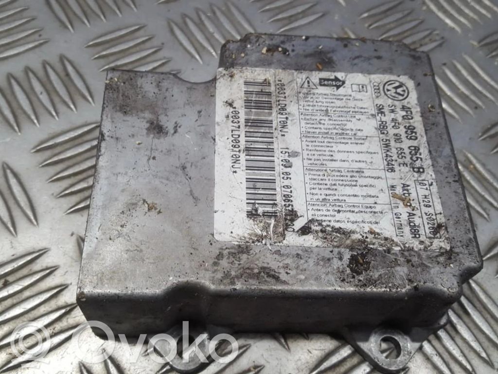 Audi A6 S6 C6 4F Centralina/modulo airbag