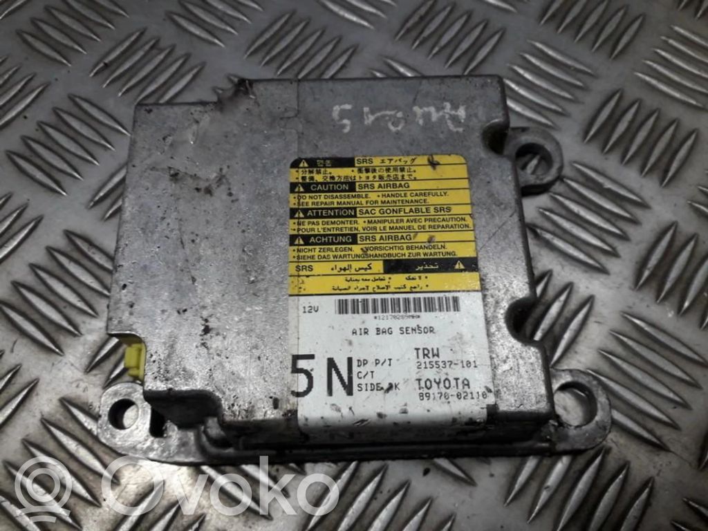 Toyota Auris 150 Unitate/modul de comandă airbaguri