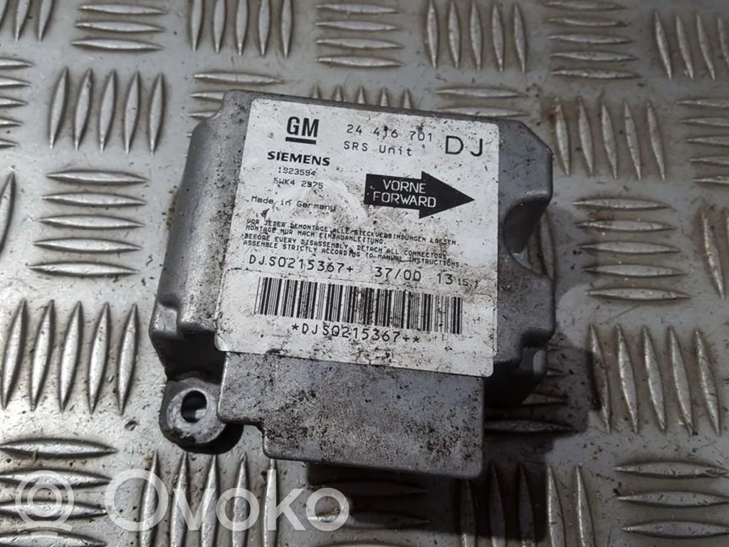 Opel Vectra B Centralina/modulo airbag 