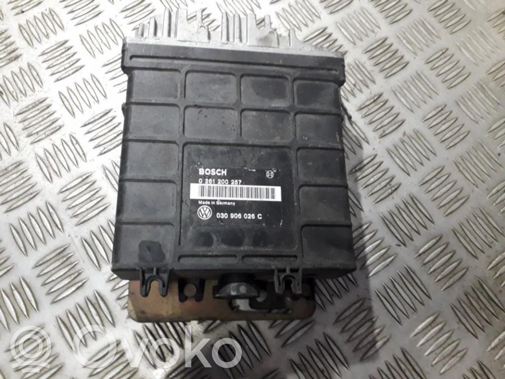 Engine control unit/module   0261200257,030906026C,0261200257,030906026C