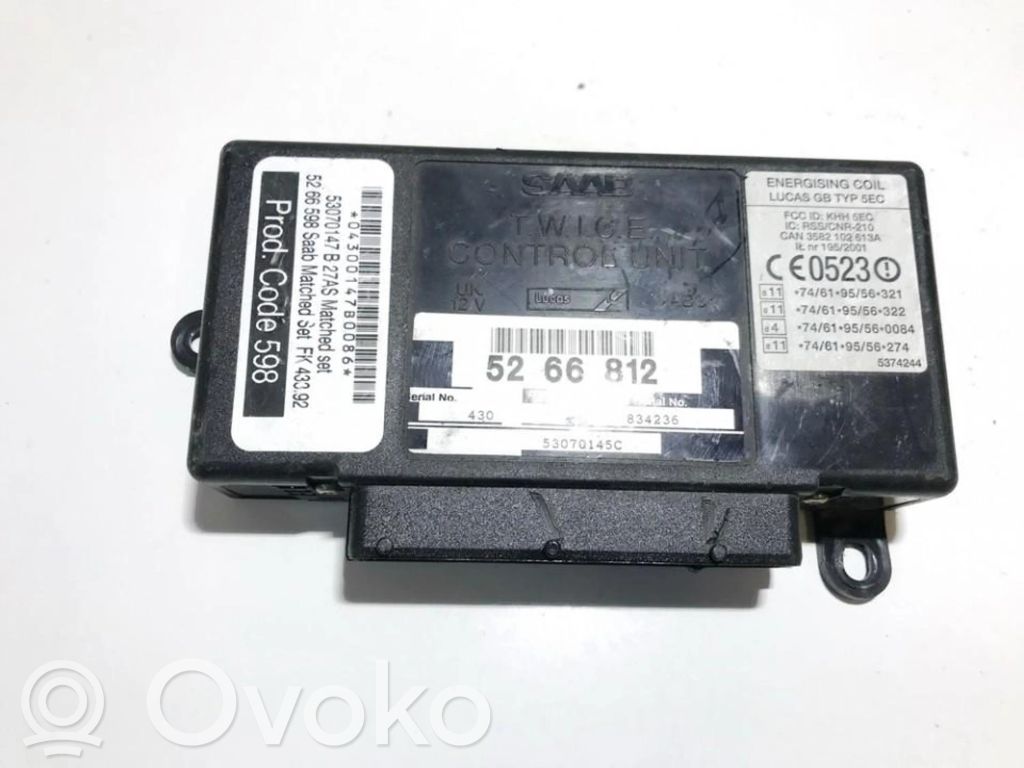 Saab 9-5 Komforto modulis 