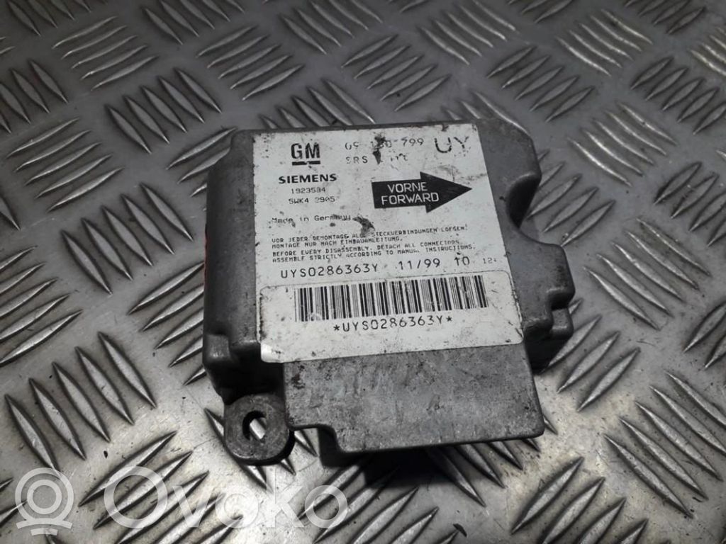 Opel Astra G Module de contrôle airbag 