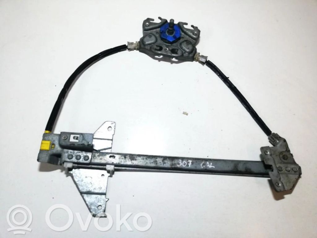 Peugeot 307 Regulador con motor de la ventanilla de la puerta corredera 