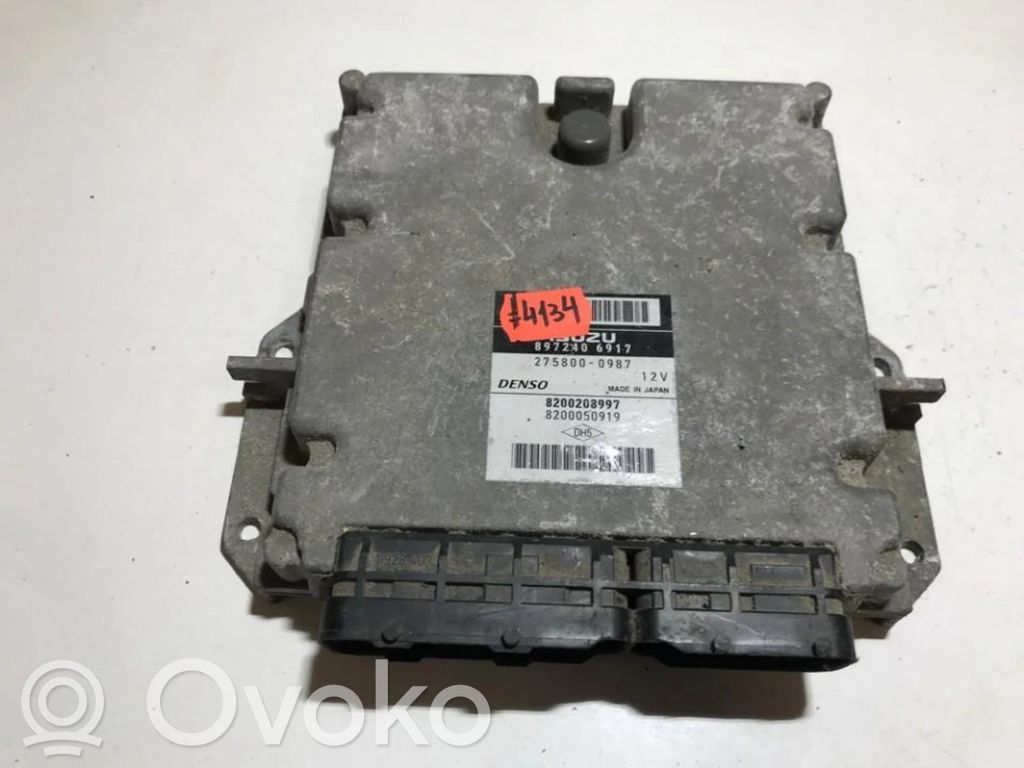 Unidad de control/módulo del motor   8972406917,8972406917,2758000987,8200050919,8200208997,8972406917,8972406917