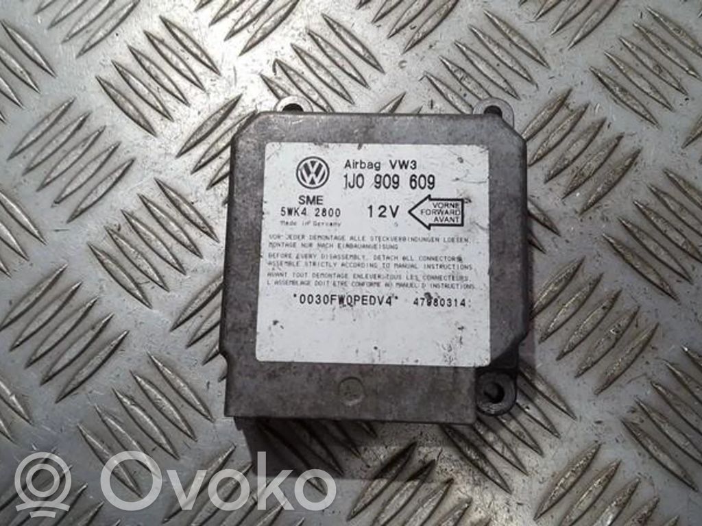 Sterownik / Moduł Airbag   1J0909609,0030FW0PEDV4,0030FW0PEDV4,1J0909609,47980314,5WK42800