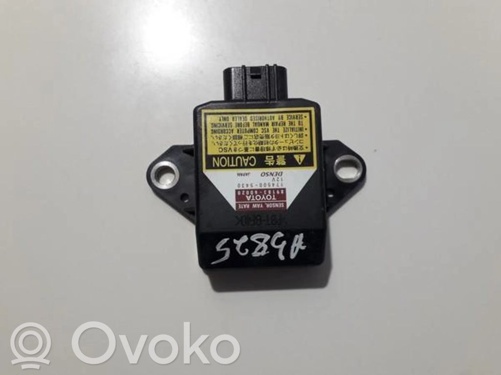 Lexus IS 220D-250-350 Sensore di imbardata accelerazione ESP