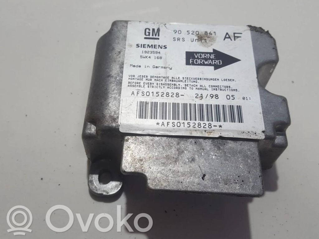 Unidad de control/módulo del Airbag   90520841,1923594,1923594,90520841