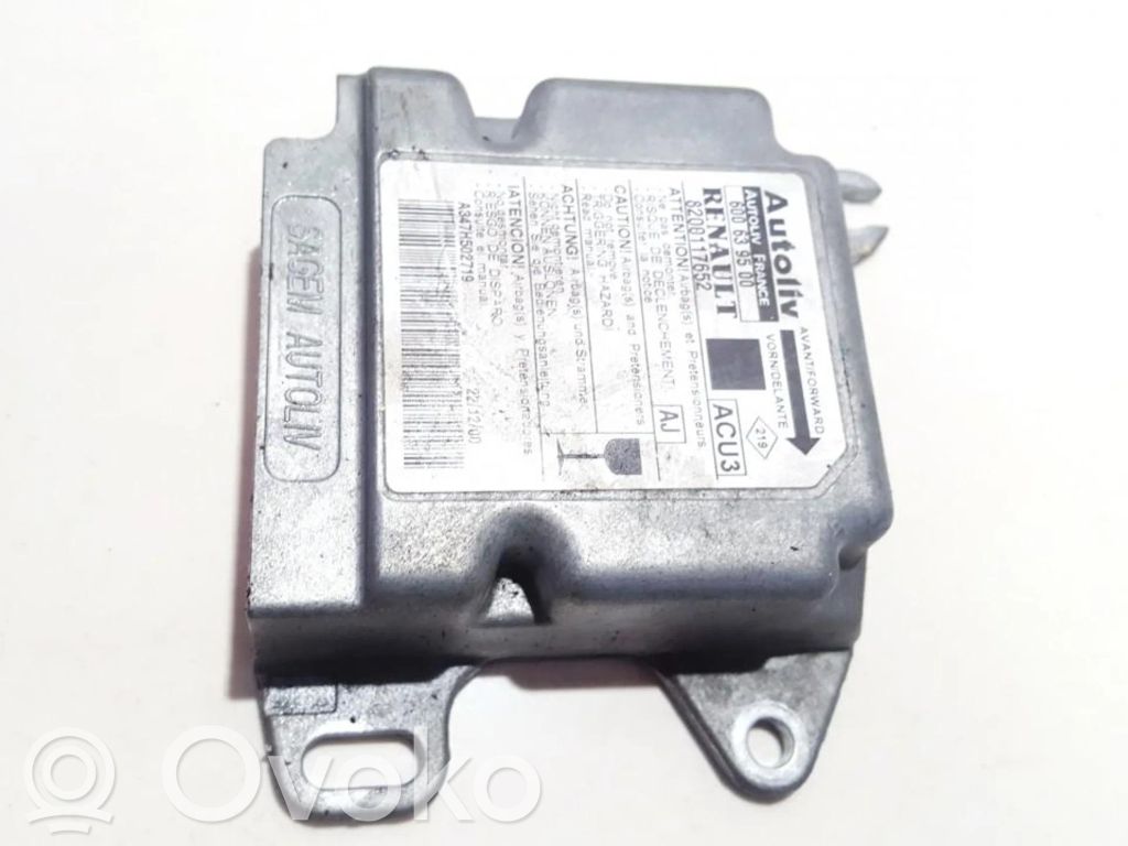 Centralina/modulo airbag   8200117652,600639500,600639500,8200117652