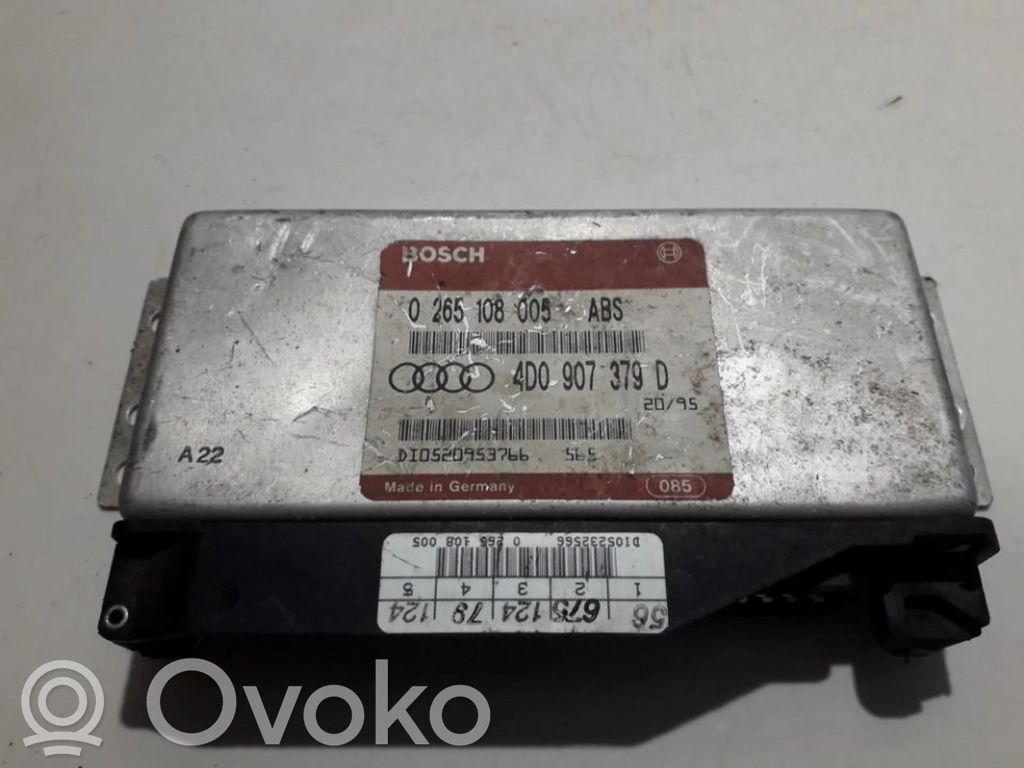 Unidad de control/módulo del ABS   0265108005,4D0907379D,0265108005,4D0907379D