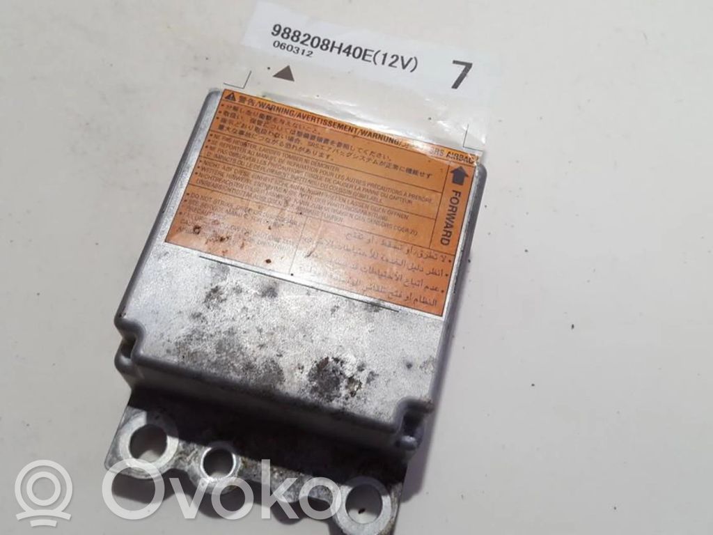 Nissan X-Trail T30 Centralina/modulo airbag