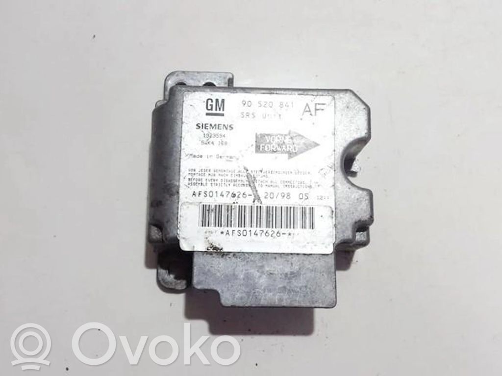 Centralina/modulo airbag   90520841,5WK4168,5WK4,90520841