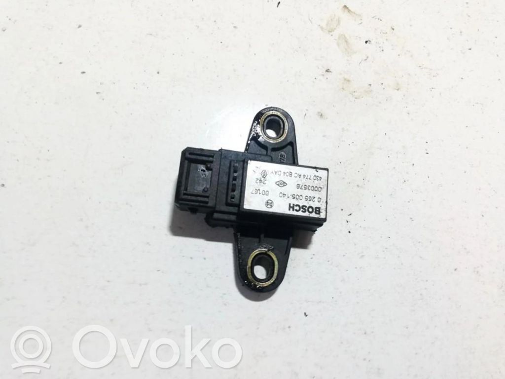 Renault Scenic I Sensor impacto/accidente para activar Airbag 