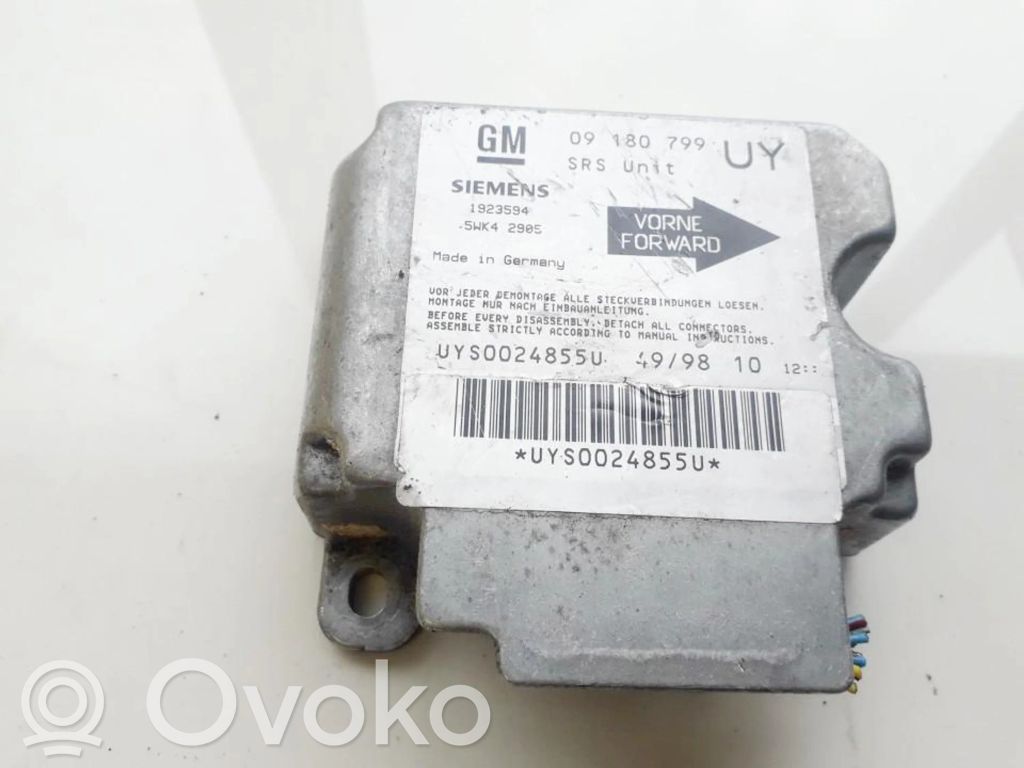 Opel Astra G Centralina/modulo airbag 