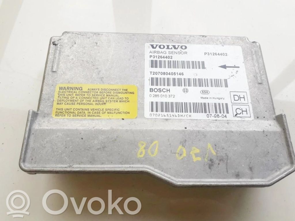 Centralina/modulo airbag   P31264402,0285010372,0285010372,P31264402