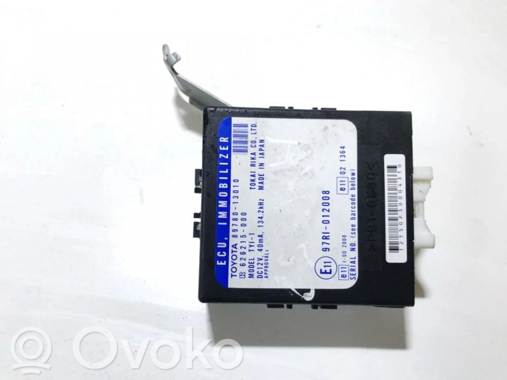 Toyota Corolla Verso E121 Unitate/modul comandă imobilizator 