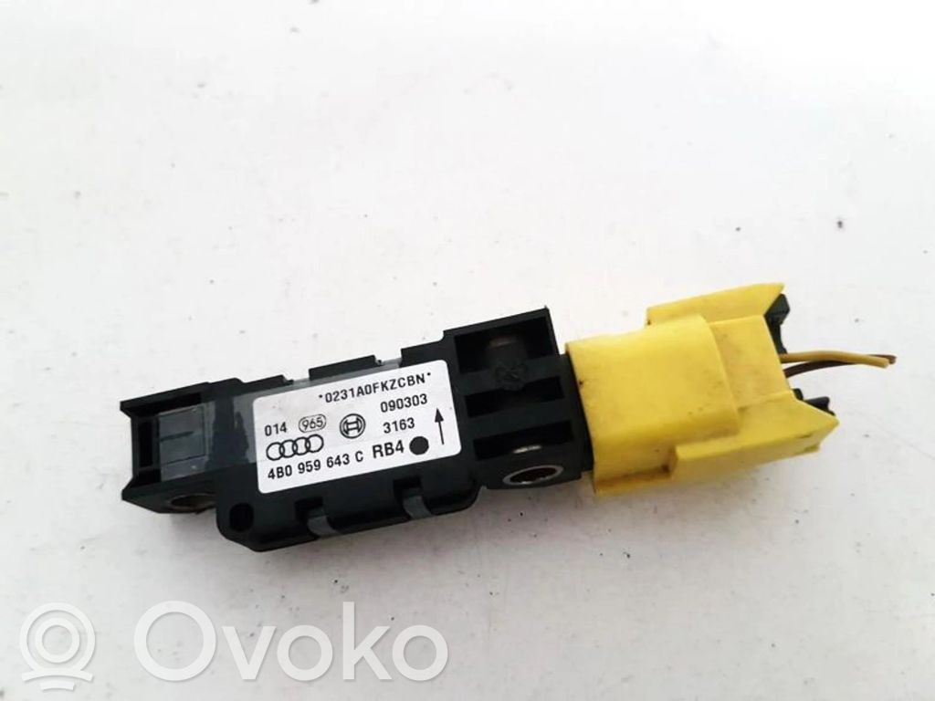 Sensor impacto/accidente para activar Airbag   4B0959643C,090303,090303,4B0959643C