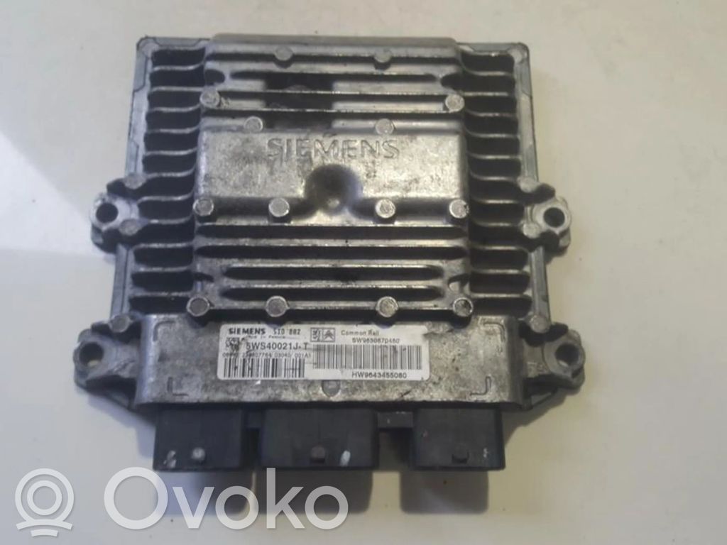 Engine control unit/module   5WS40021JT,5WS40021JT,5WS40021JT,5WS40021JT,HW9643455080,SW9650670480