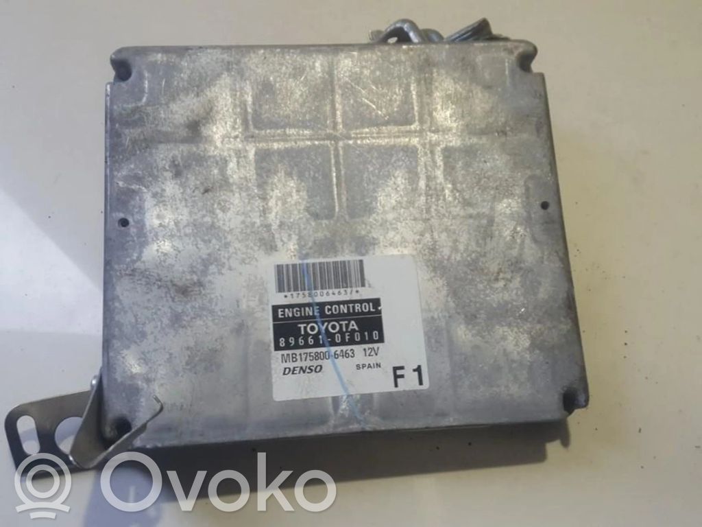 Toyota Corolla Verso AR10 Centralina/modulo del motore 