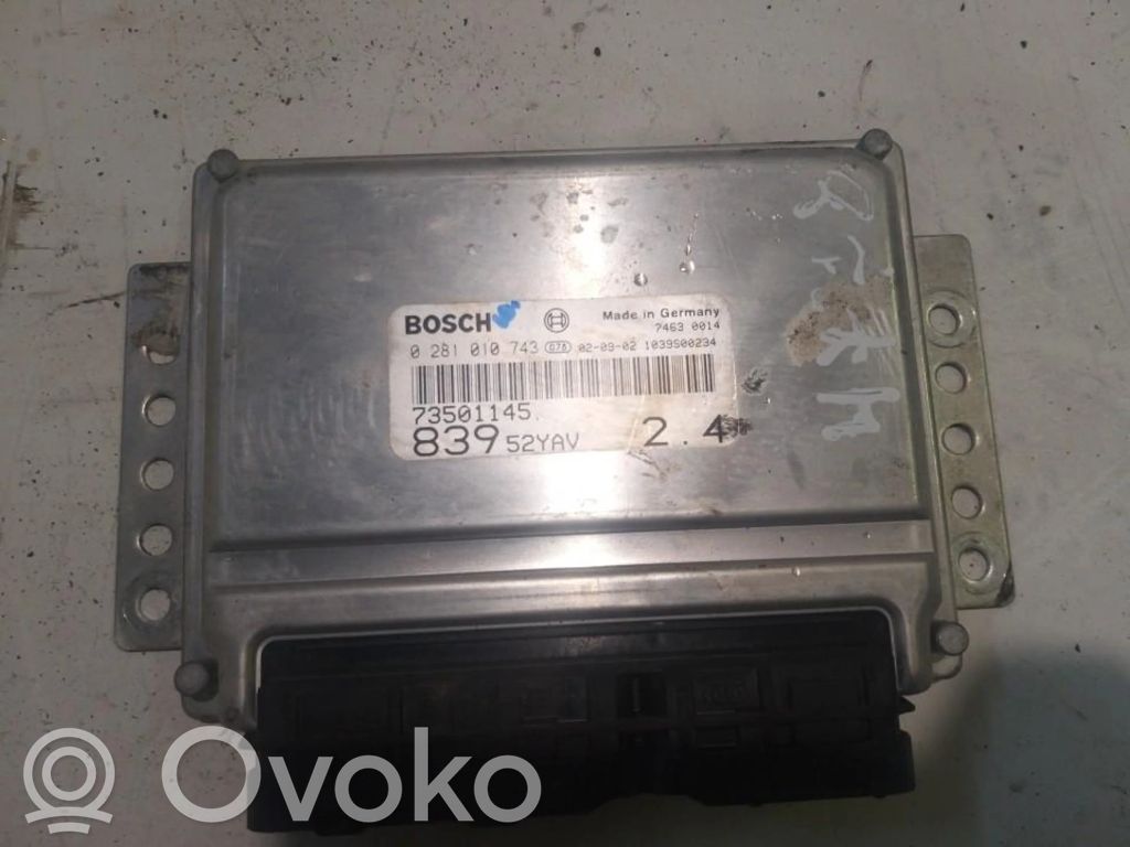 Lancia Lybra Engine control unit/module 