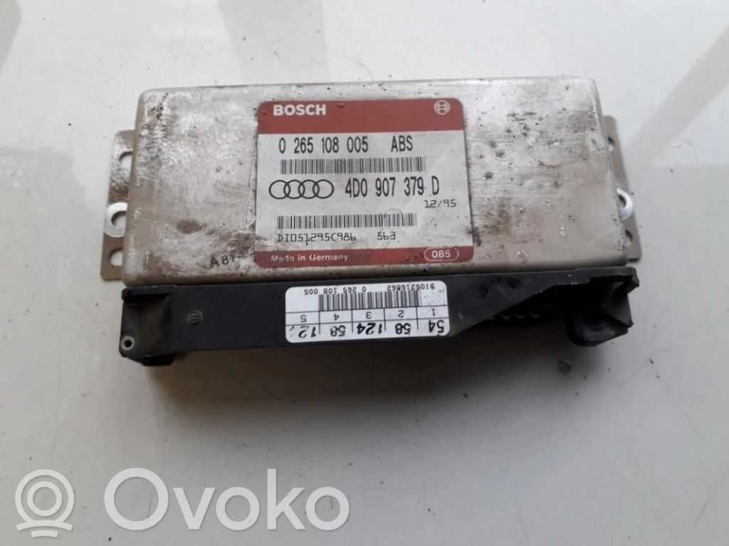 Unidad de control/módulo del ABS   0265108005,4D0907379D,0265108005,4D0907379D