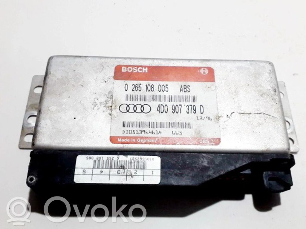 Unidad de control/módulo del ABS   0265108005,4D0907379D,0265108005