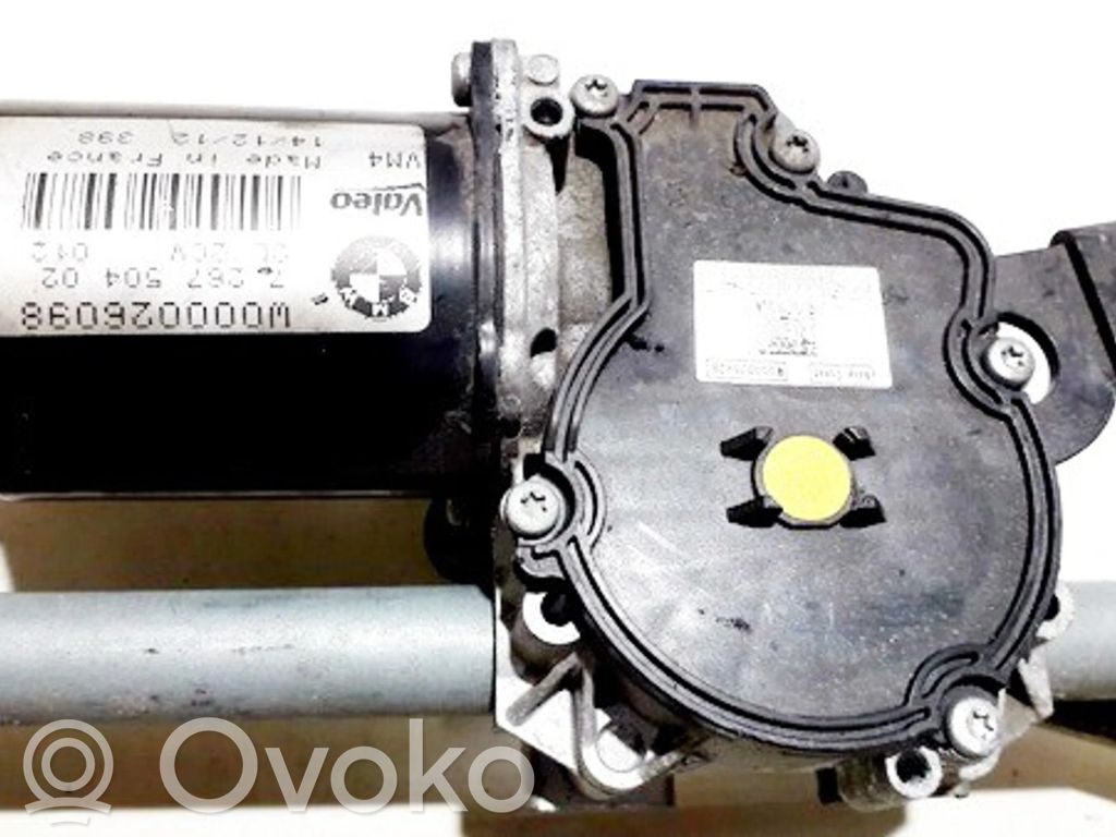 BMW 3 F30 F35 F31 Motor del limpiaparabrisas 