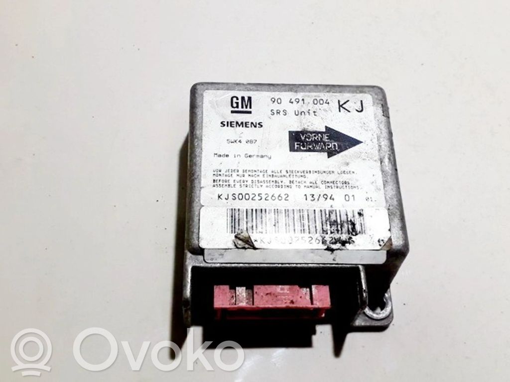 Opel Omega B1 Unitate/modul de comandă airbaguri 