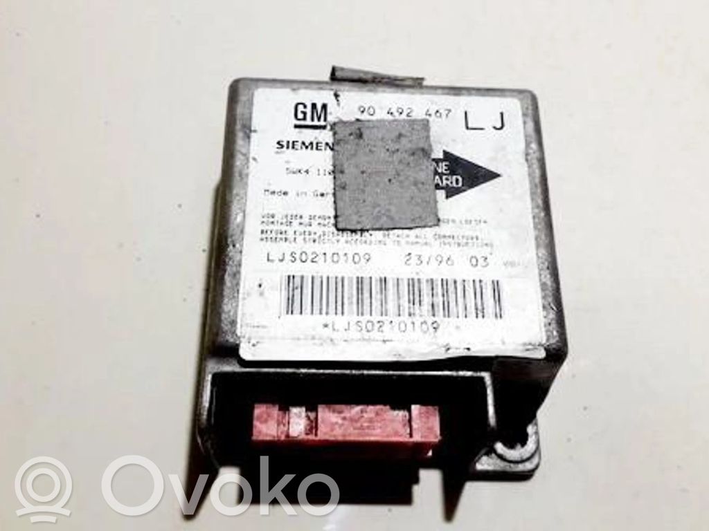 Unidad de control/módulo del Airbag   90492467,90492467,90492467