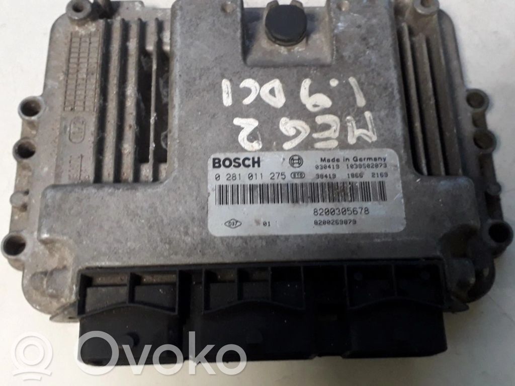 Sterownik / Moduł ECU   8200305678,0281011275,0281011275,8200305678