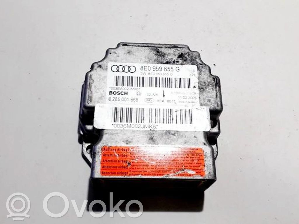 Audi A4 S4 B7 8E 8H Centralina/modulo airbag