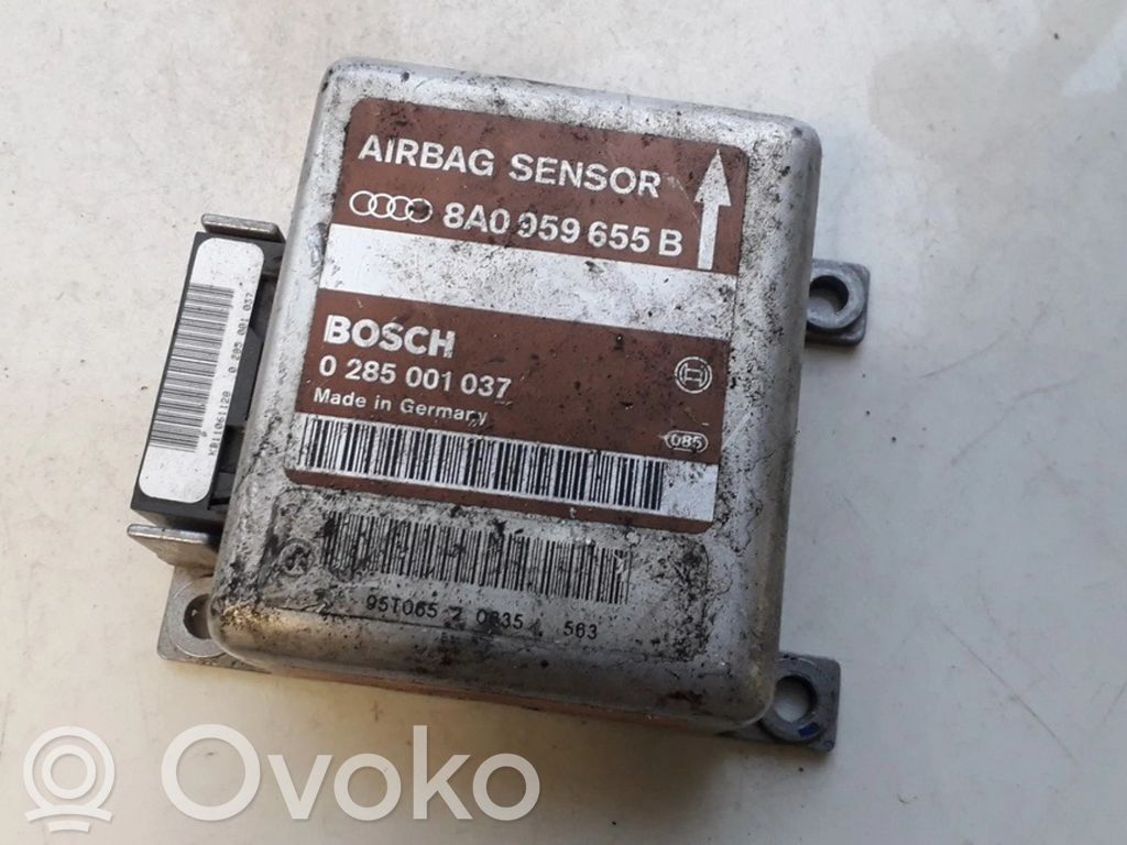 Module de contrôle airbag   8A0959655B,0285001037,0285001037,8A0959655B