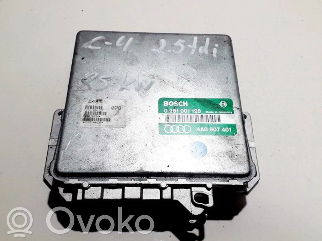 Unidad de control/módulo del motor   0281001128,4A0907401,0281001128