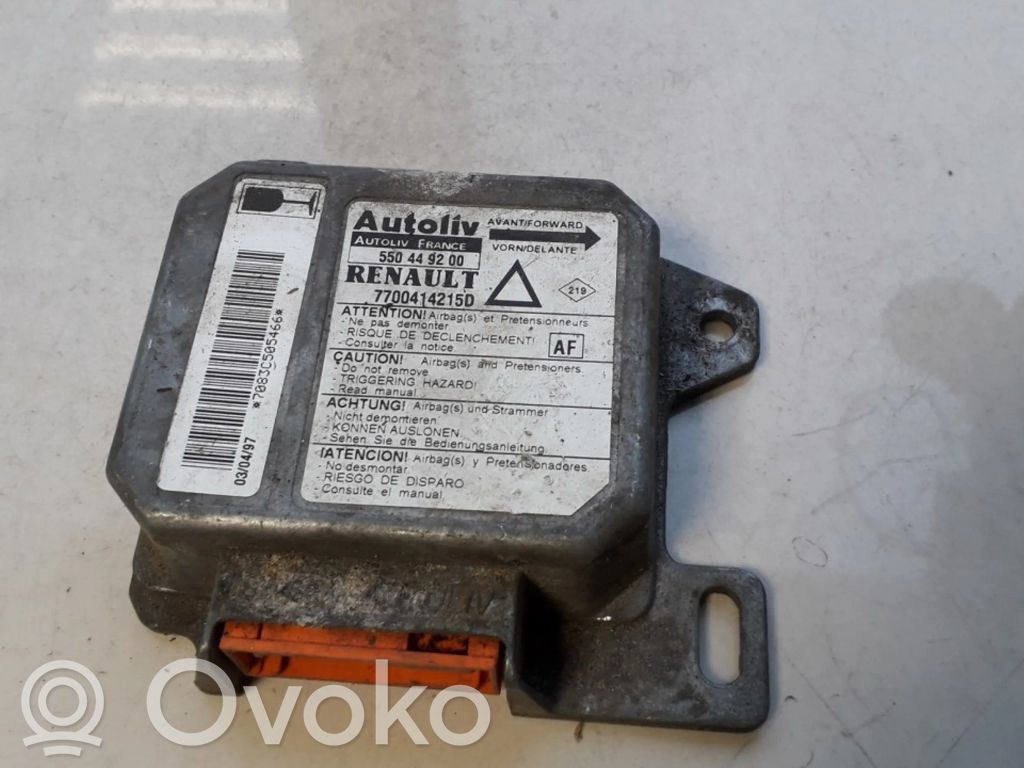 Renault Laguna I Unidad de control/módulo del Airbag 