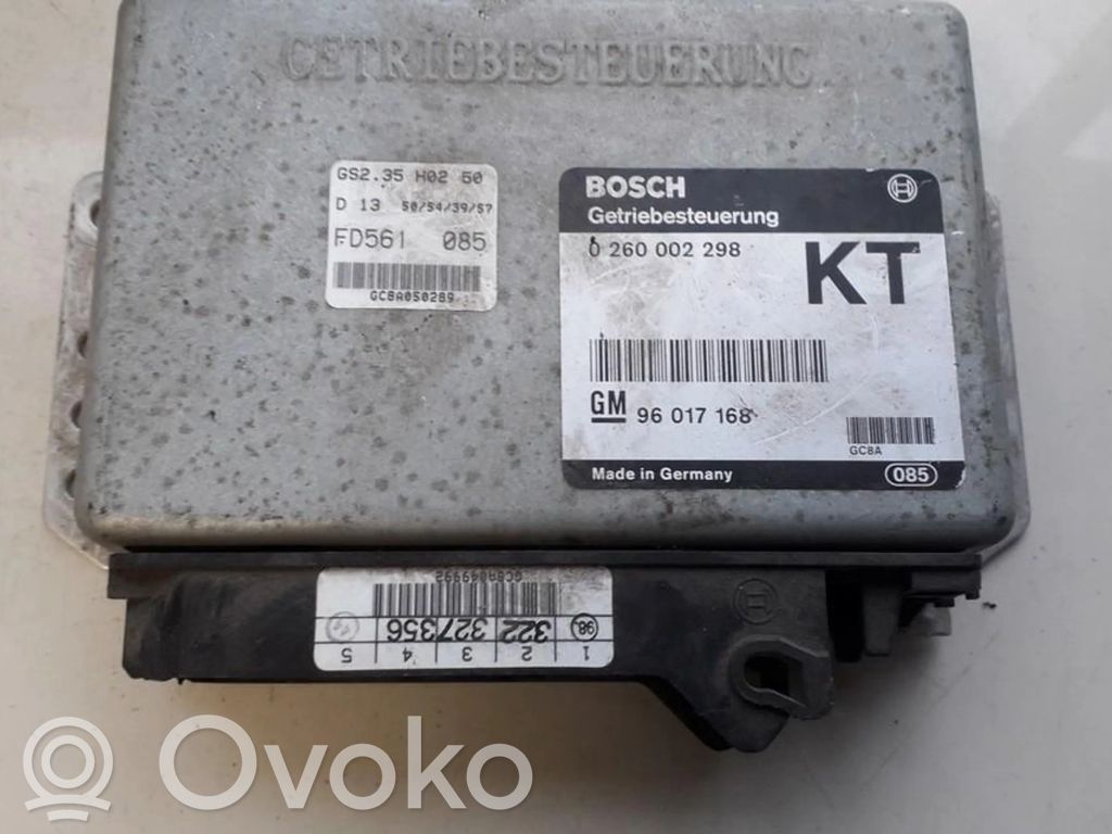 Unitate/modul de control motor   96017168,96017168KT,0260002298,96017168,96017168KT