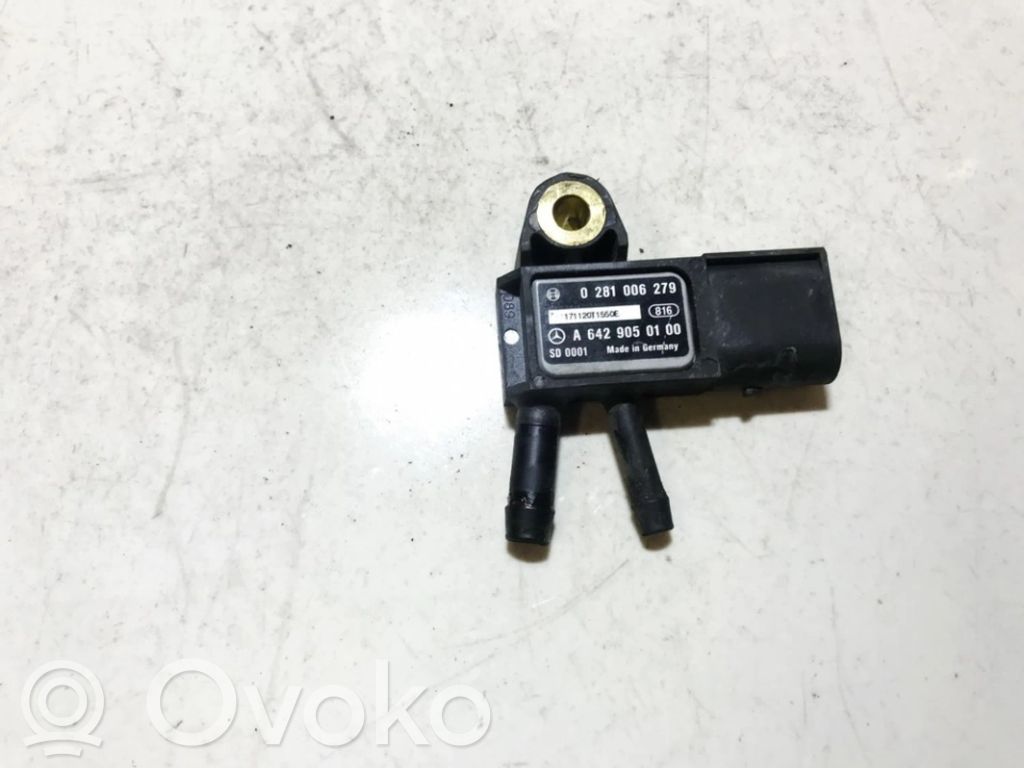 Mercedes-Benz C W203 Sensore di pressione dei gas di scarico