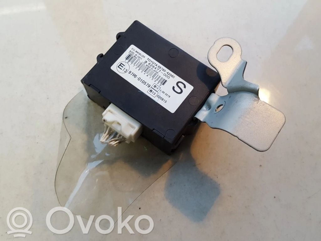Toyota RAV 4 (XA20) Unité de commande dispositif d'immobilisation 