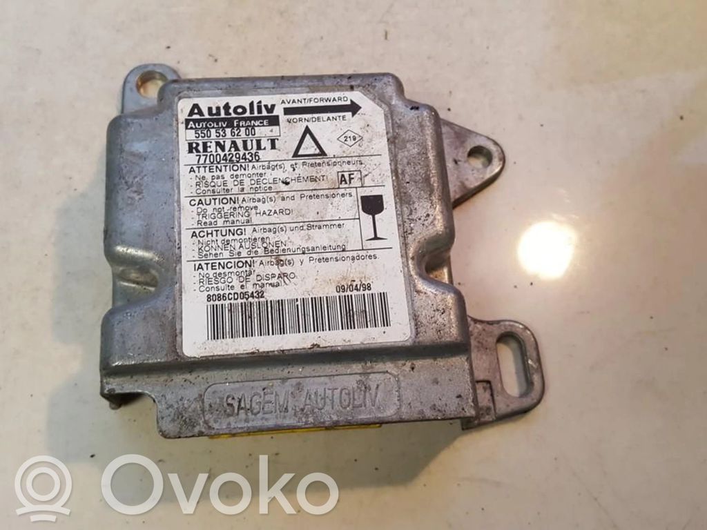 Renault Laguna I Unitate/modul de comandă airbaguri 