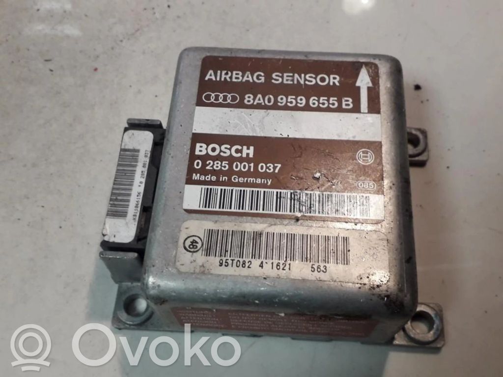 Module de contrôle airbag   8A0959655B,0285001037,0285001037,8A0959655B